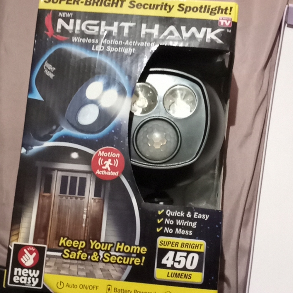 Motion activated led spotlight